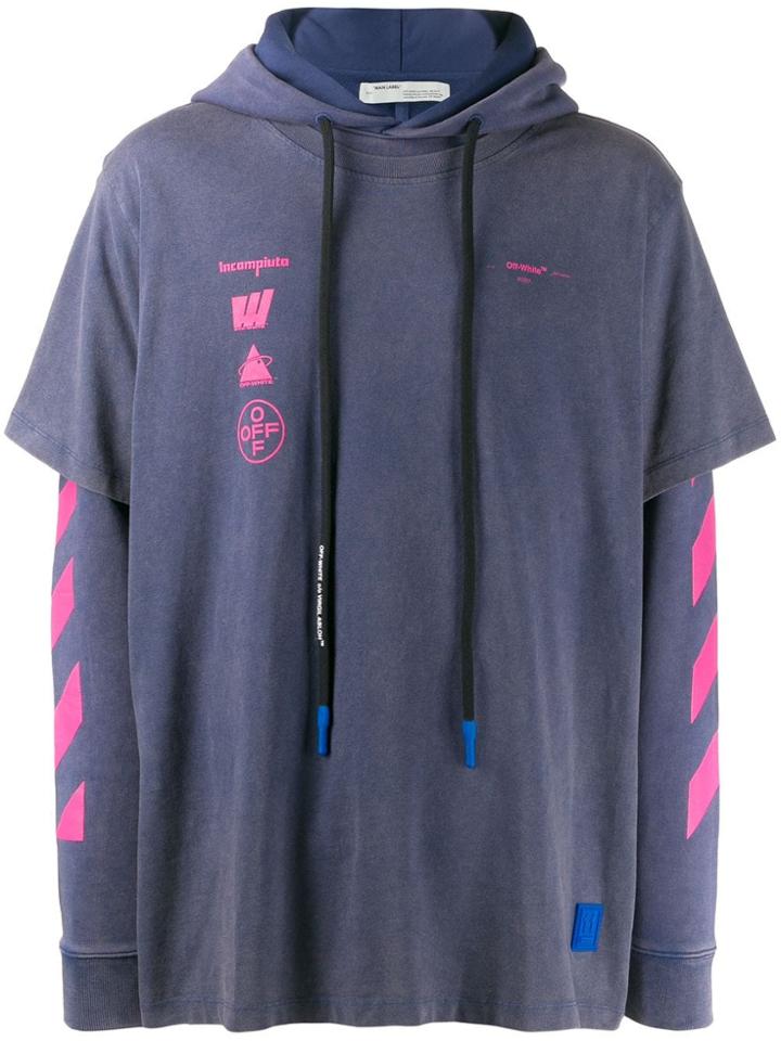 Off-white Mariana De Silva Hoodie - Blue