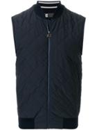 Z Zegna Zipped Vest - Blue