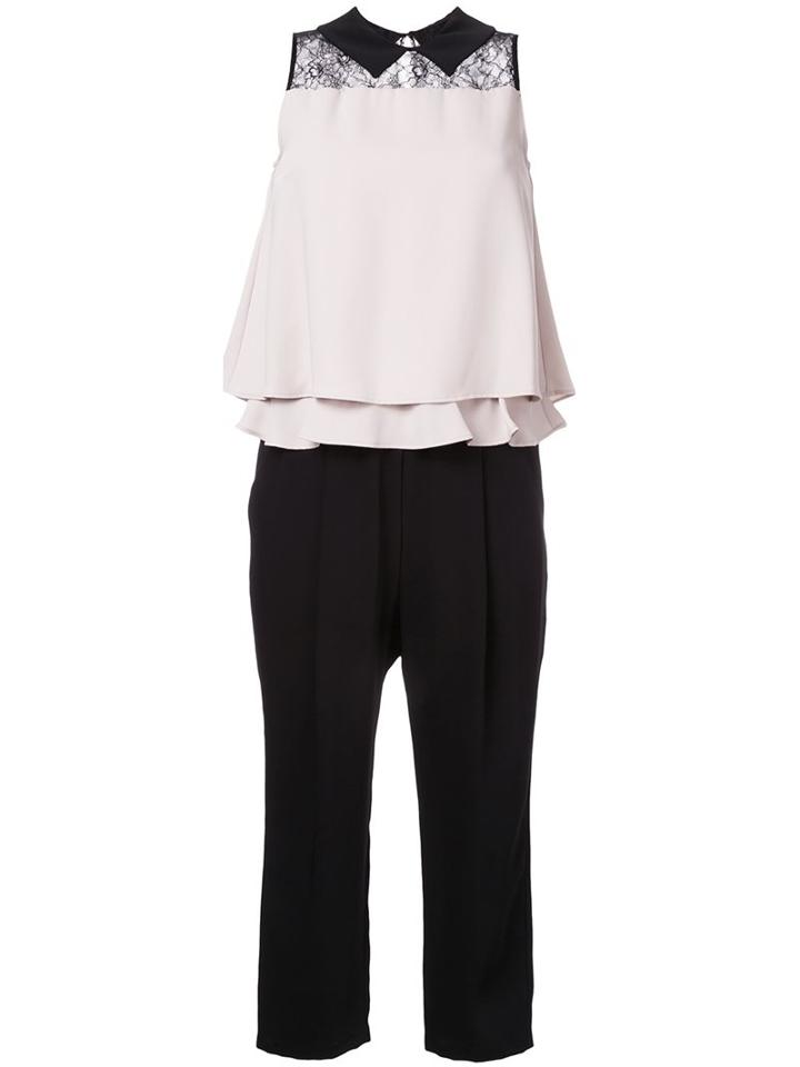 Loveless Two-piece Effect Jumpsuit