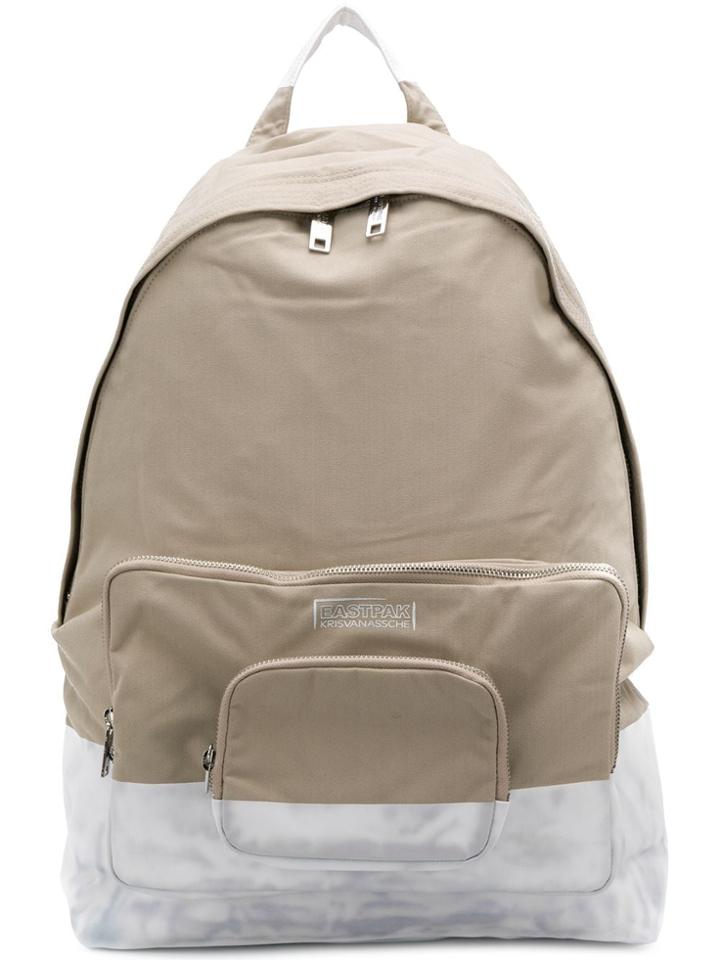 Eastpak X Kris Van Assche Two-tone Backpack - Brown