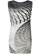Pleats Please By Issey Miyake - Slinky Print Dress - Women - Polyester - 4, Women's, Black, Polyester