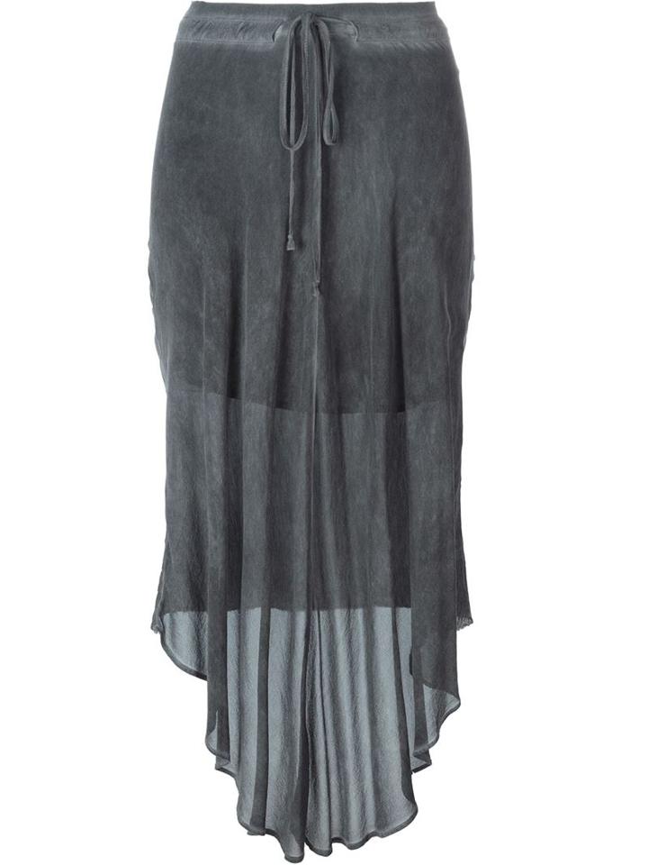 Lost And Found Asymmetric Drawstring Skirt