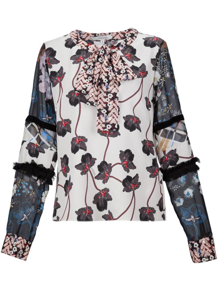 Dorothee Schumacher Panelled Floral Print Blouse