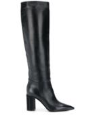 Le Silla Block Heel Boots - Black