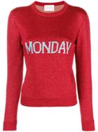 Alberta Ferretti Monday Knit Jumper - Red