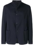 Emporio Armani Casual Buttoned Jacket - Blue