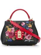 Dolce & Gabbana - Lucia Tote - Women - Calf Leather - One Size, Black, Calf Leather
