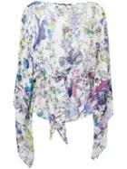 Roberto Cavalli 'astro Garden' Kaftan Top