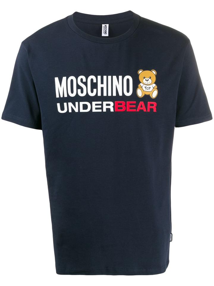 Moschino Underbear Crewneck T-shirt - Blue