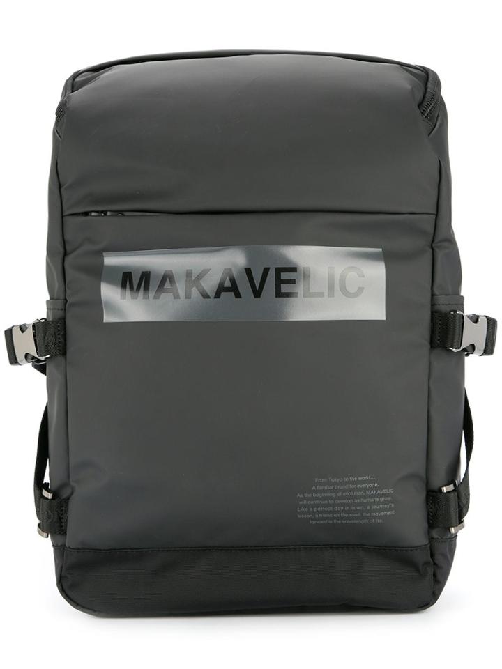 Makavelic Ludus Bow-logo Universe Daypack - Black