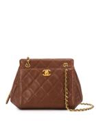 Chanel Vintage Leather Cross-body Bag - Brown