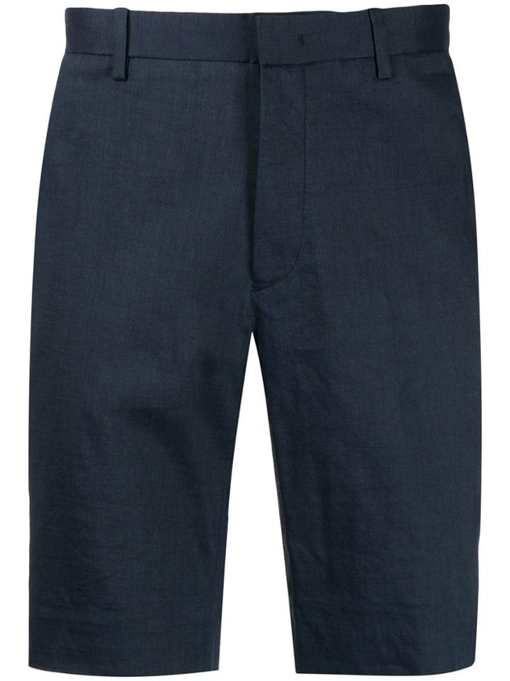 Theory Slim-fit Chino Shorts - Blue