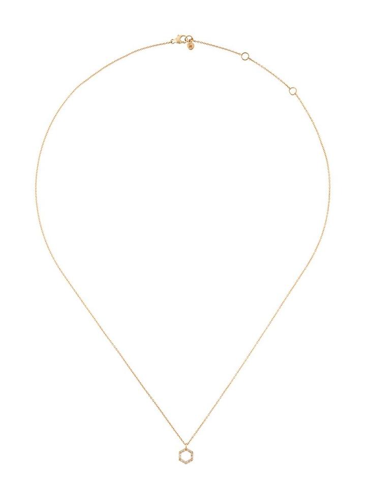 Astley Clarke 'honeycomb' Diamond Pendant Necklace, Women's