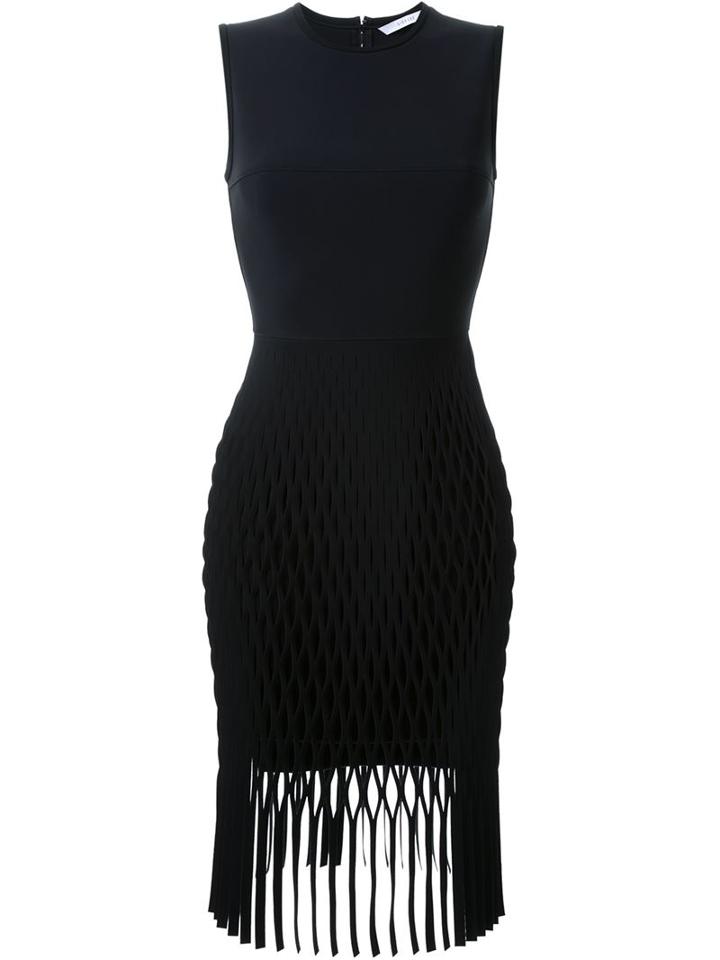 Dion Lee Perforate Fringe Dress