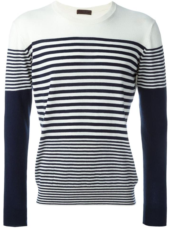 Etro Striped Fine Knit Sweater