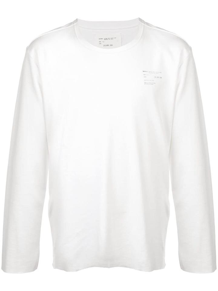 Camiel Fortgens Long Sleeved Top - White