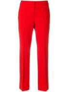 Luisa Cerano Cropped Tailored Trousers - Yellow & Orange