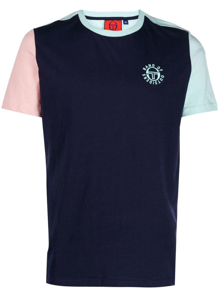 Band Of Outsiders Colour Block T-shirt - Blue
