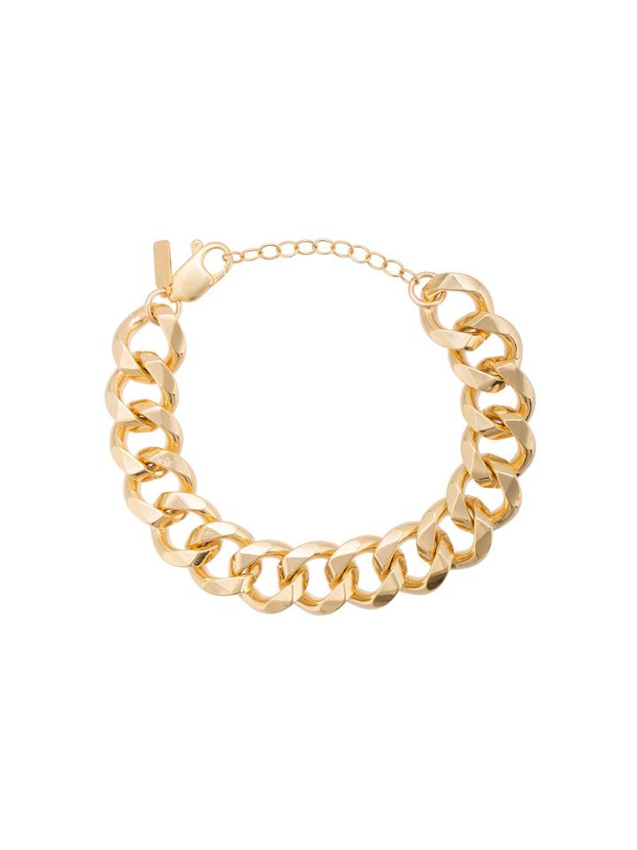Hues Chunky Chain Link Bracelet - Yellow & Orange
