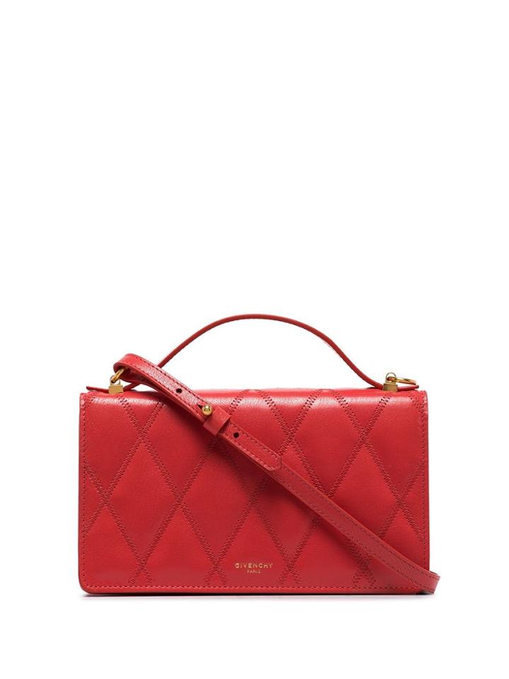 Givenchy Giv Blk Qltd Lthr Mini Bg - Pink