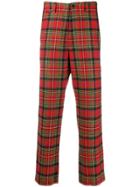 Rowing Blazers Prince Charles Check Trousers - Red