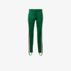 Gucci Stirrup Stripe Track Pants, Women's, Size: Xs, Green, Polyester/cotton