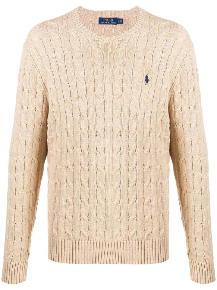 Polo Ralph Lauren Cable-knit Jumper - Neutrals
