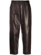 Dusan Straight-leg Trousers - Brown