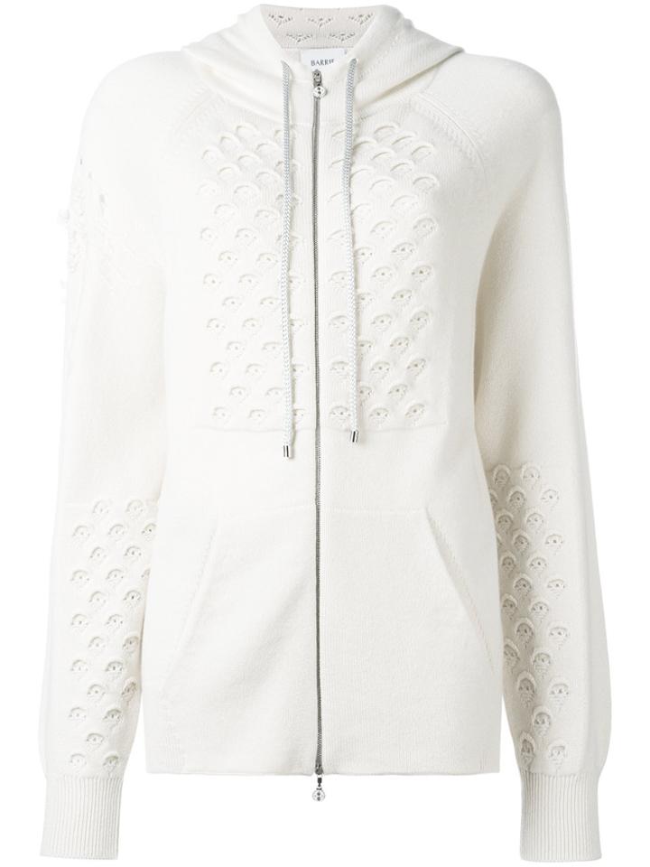 Barrie Cashmere Knitted Hoodie - Nude & Neutrals