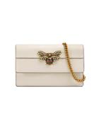 Gucci Queen Margaret Leather Mini Bag - White