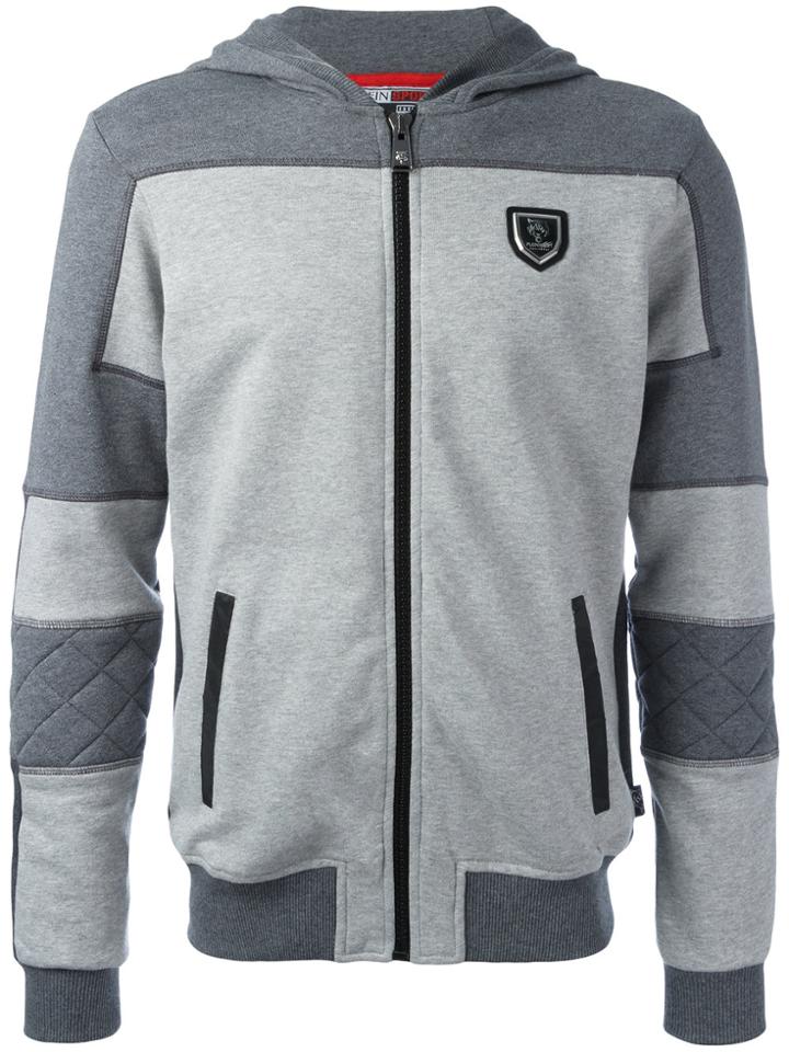 Plein Sport Match Hoodie - Grey