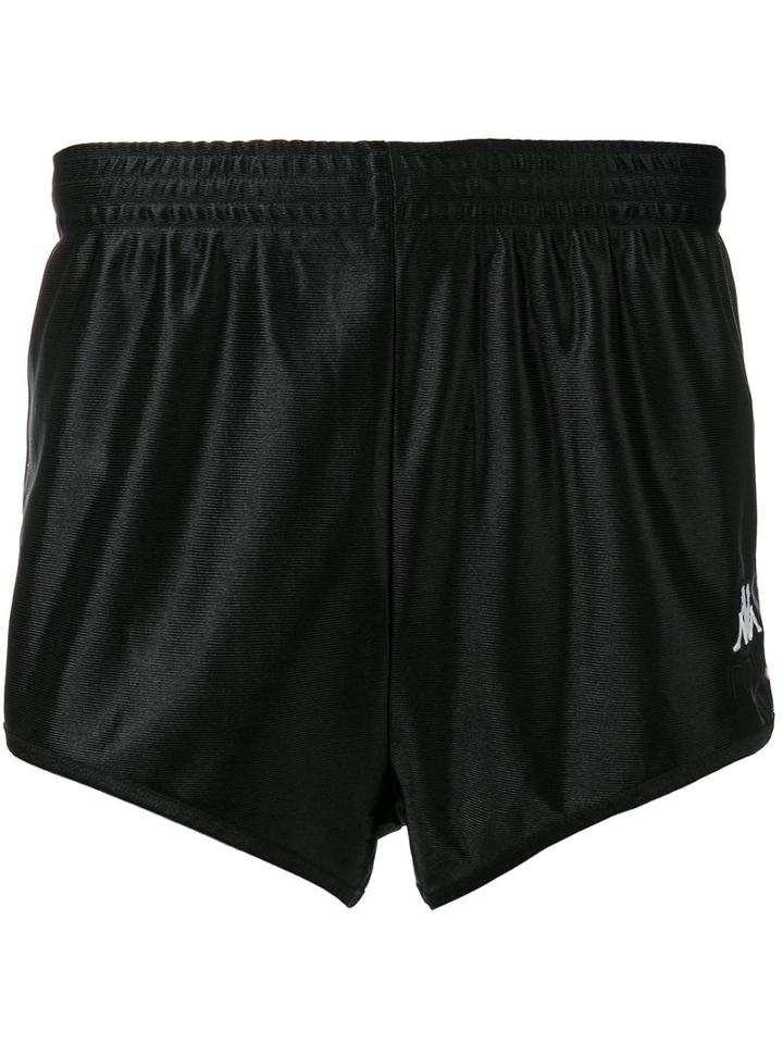 Gosha Rubchinskiy - Gosha Rubchinskiy X Kappa Running Shorts - Men - Polyester - L, Black, Polyester
