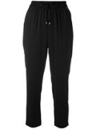 Twin-set - Cropped Trousers - Women - Spandex/elastane/viscose - 40, Black, Spandex/elastane/viscose