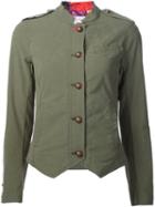 Trina Turk Fitted Military Jacket