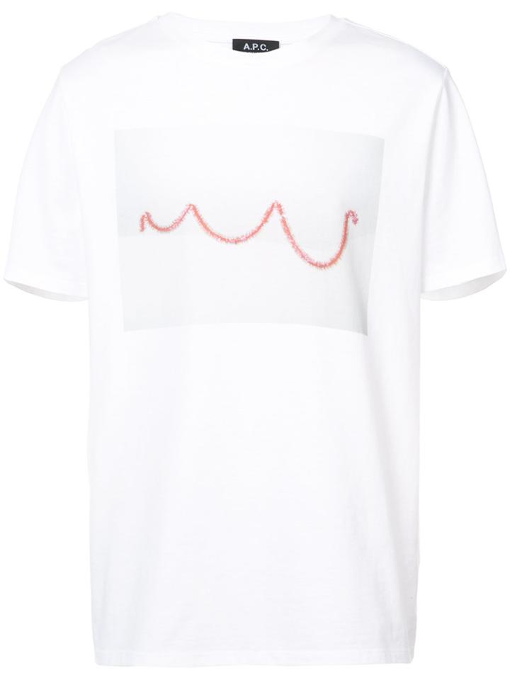 A.p.c. Graphic Print T-shirt - White