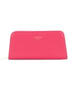 Lanvin Logo Zip Purse - Pink & Purple