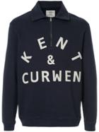 Kent & Curwen Logo Print Sweatshirt - Blue