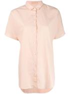 Closed Short Sleeve Shirt - Pink