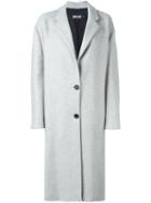 Just Cavalli Mid-length Button Up Coat