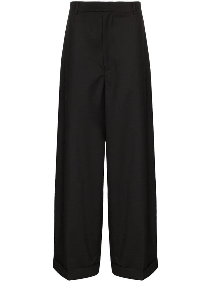 Eckhaus Latta Sway Wide Leg Trousers - Black