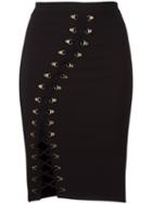 Murmur 'serpentine' Skirt, Women's, Size: 36, Black, Polyester/spandex/elastane