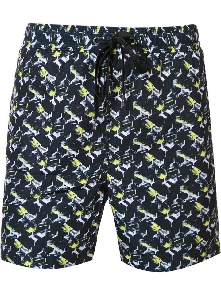 Onia 'charles' Swim Shorts, Men's, Size: Xl, Black, Polyester