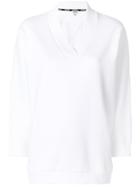 Kenzo V-neck Sweater - White