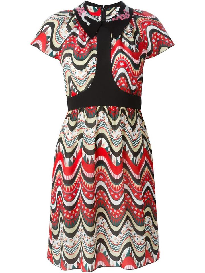 M Missoni Wavy Print Dress