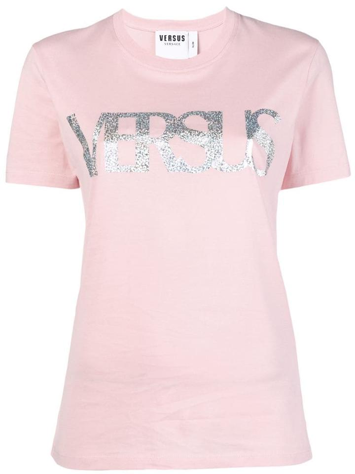Versus Front Logo T-shirt - Pink
