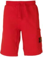 Stone Island Casual Bermuda Shorts - Red