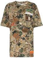 Heron Preston X Carhartt Camouflage Leaves T-shirt - Green