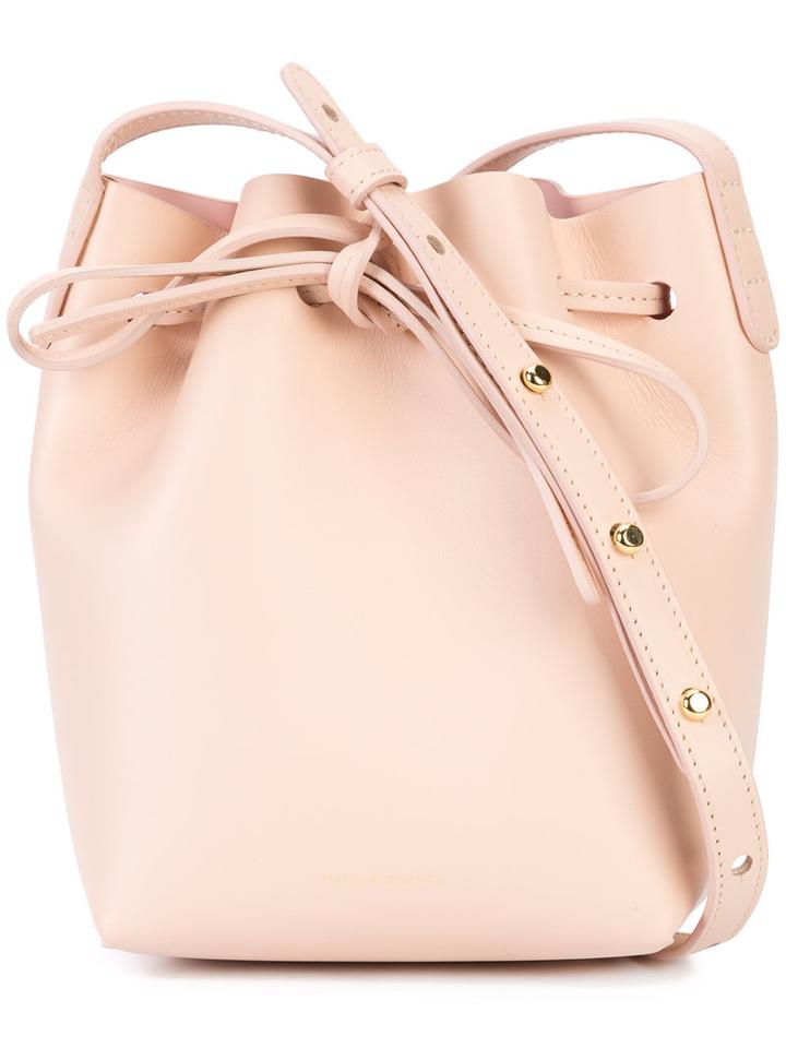 Drawstring Bucket Bag - Women - Leather - One Size, Pink/purple, Leather, Mansur Gavriel