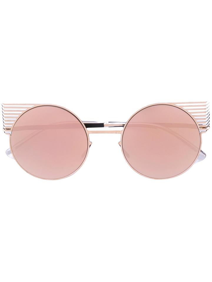 Mykita - Studio 1.1 Sunglasses - Women - Steel - One Size, Yellow/orange, Steel