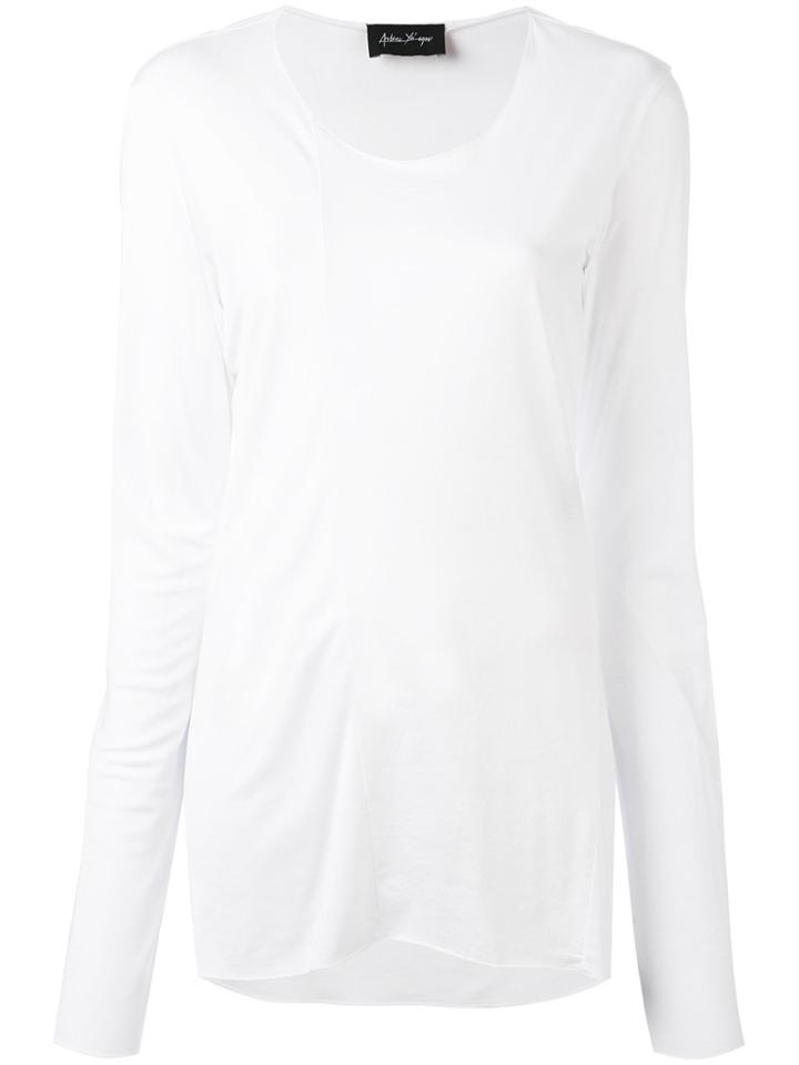Andrea Ya'aqov - Fitted Top - Women - Cotton/viscose - M, White, Cotton/viscose